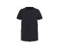 T-shirt noir à manches courtes pour homme.