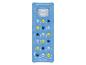 Matelas pneumatique bleu Crivit pour la piscine, avec des détails jaunes et bleus.
