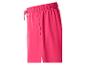 Short de survêtement fuchsia avec cordon de serrage à la taille et poches latérales.