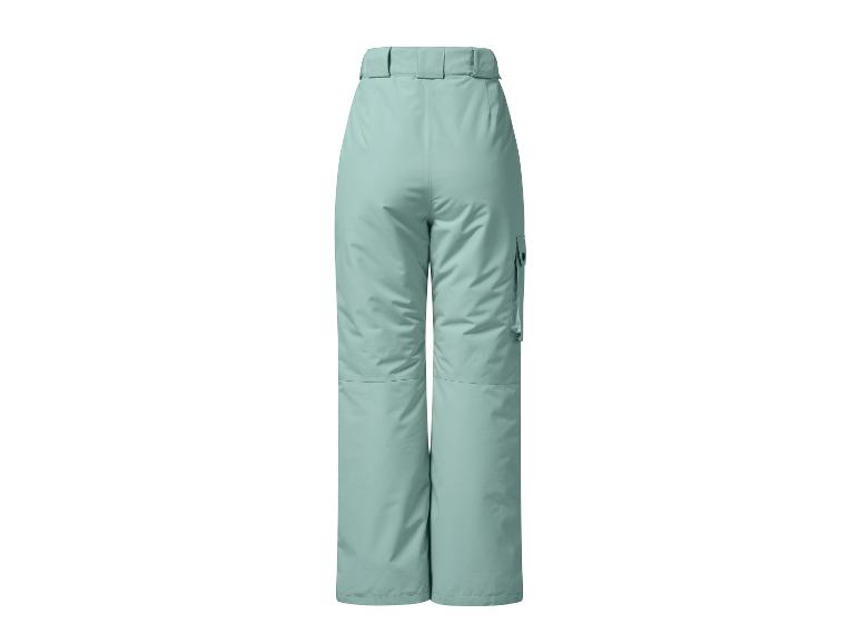 Pantalon de ski vert clair avec des poches