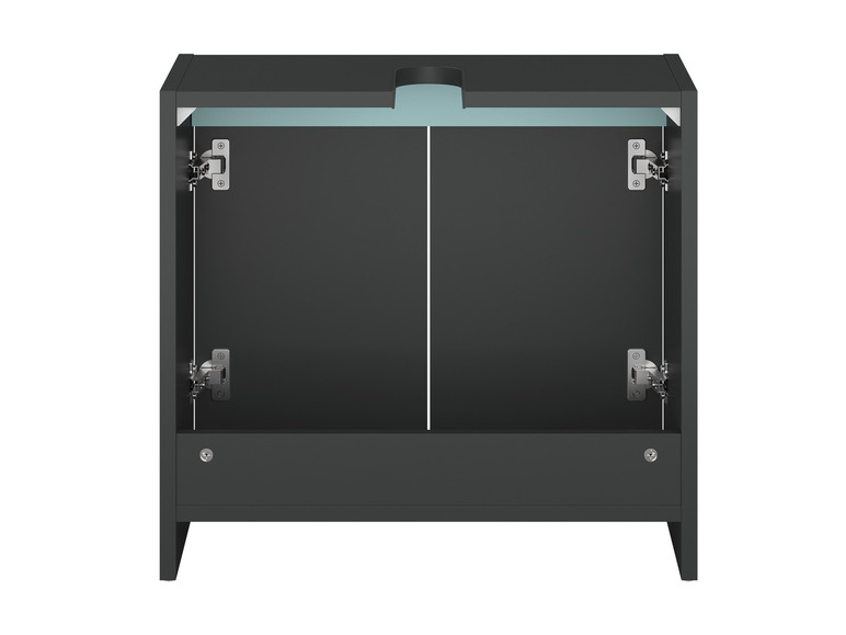 Aller en mode plein écran : LIVARNO home Meuble sous-vasque Oslo, 60 x 55 x 28 cm, anthracite - Image 12