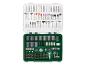 Kit d'accessoires pour outils rotatifs avec forets, meules, brosses et disques de ponçage.