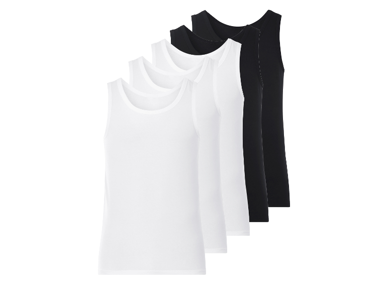 Lot de 5 Débardeurs Côtelés Esmara Men - Du S au 2XL
