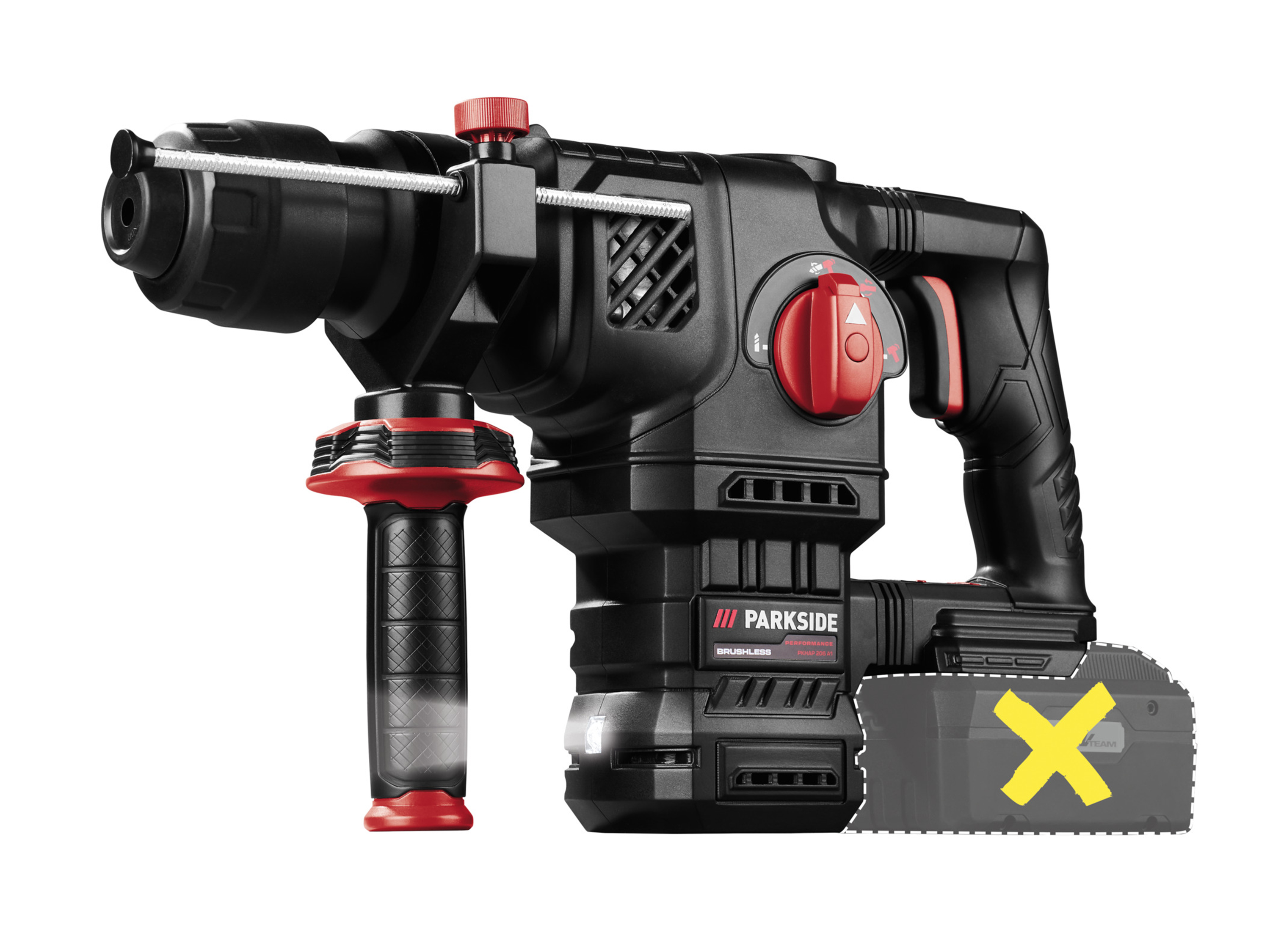 PARKSIDE PERFORMANCE® Marteau perforateur PKHAP 205 A1 sans fil 20 V