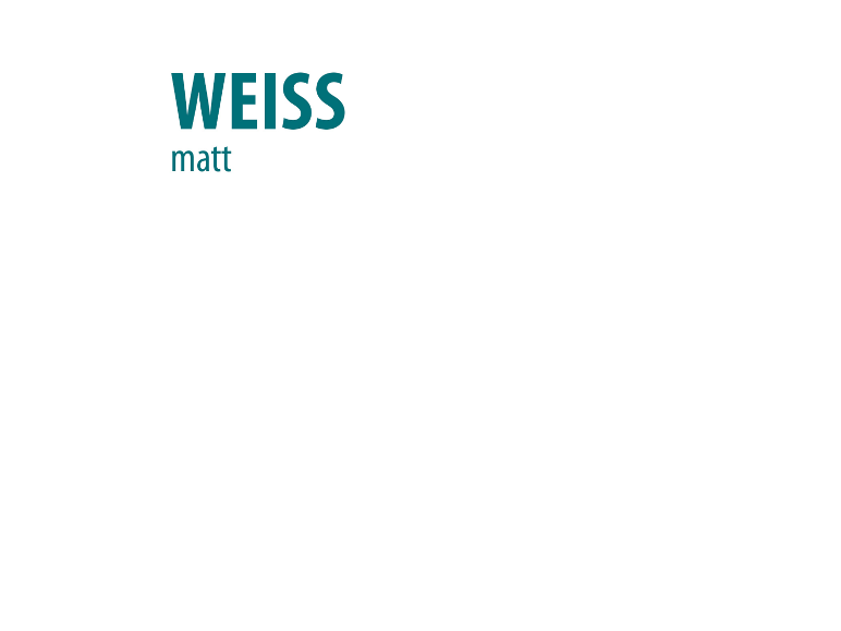 Logo Weiss matt.