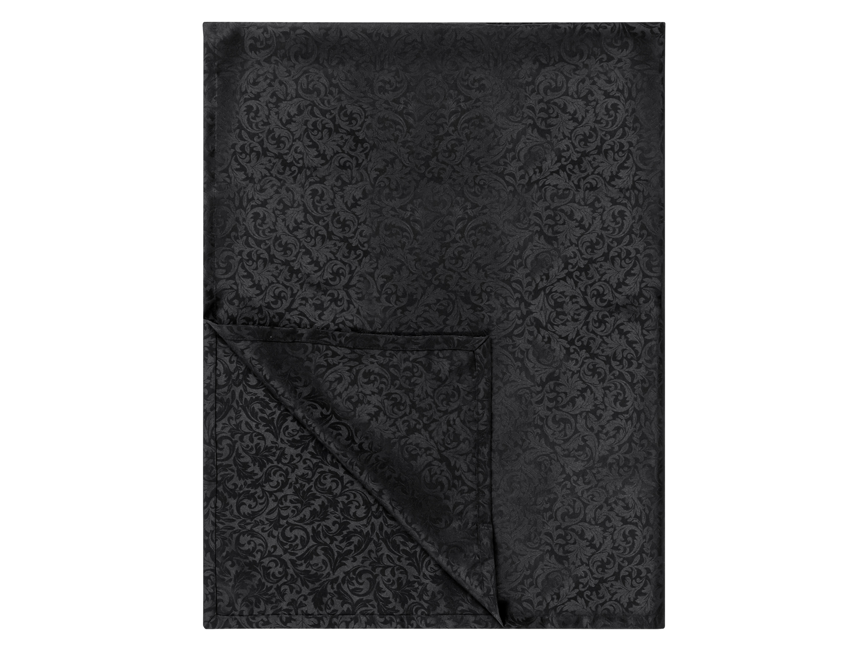LIVARNO home Ensemble nappe et chemin de table (nappe (130 x 170 cm), noir)