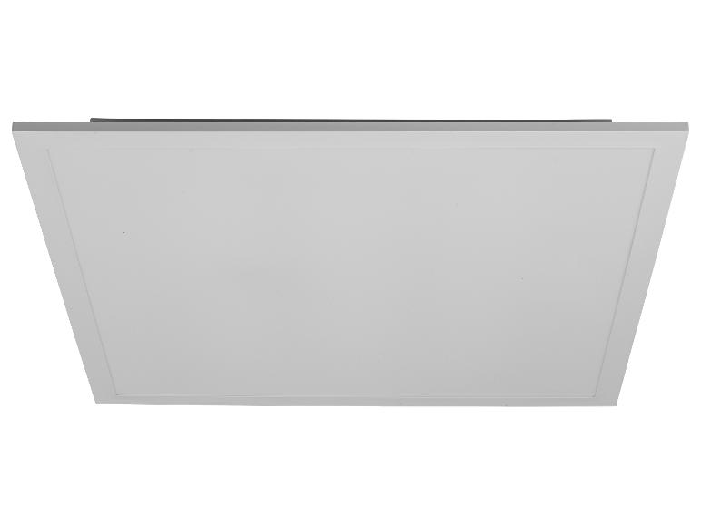 Plafonnier LED carré encastré.