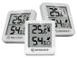 Trois thermomètres numériques BRESSER affichant 25.6°C et 54% d'humidité.