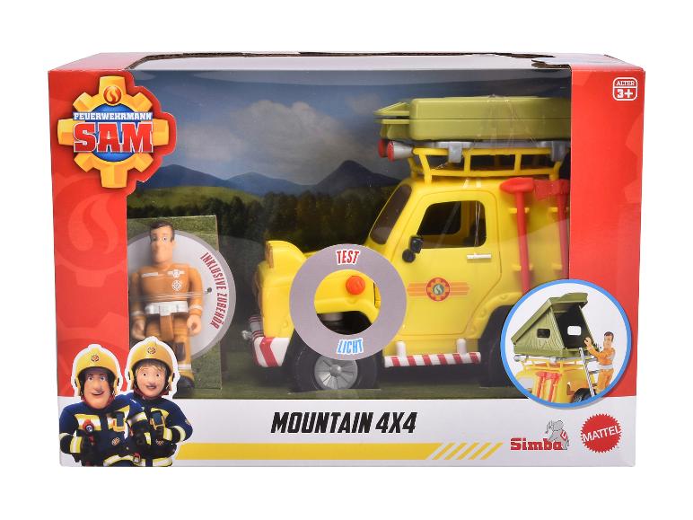 Jeu Simba 'Sam le pompier': 4x4 tout-terrain et figurines.