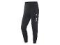 Pantalon de survêtement noir Hummel avec logos chevron blancs.