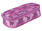Une trousse rose à motif camouflage