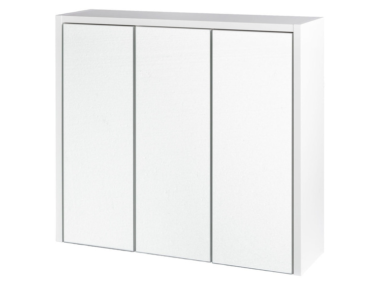 Aller en mode plein écran : LIVARNO home Armoire de salle de bains miroir, 65 x 60 x 17 cm, blanche - Image 3