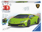Puzzle 3D d'une voiture de sport verte dans sa boîte