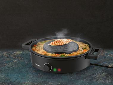 SILVERCREST® KITCHEN TOOLS Hot pot : appareil grill et fondue 2 en 1