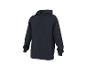Sweat à capuche bleu marine pour homme, vue de trois quarts.