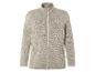 Veste polaire beige avec fermeture éclair