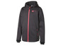 Une veste softshell noire à capuche de la marque Grivit.