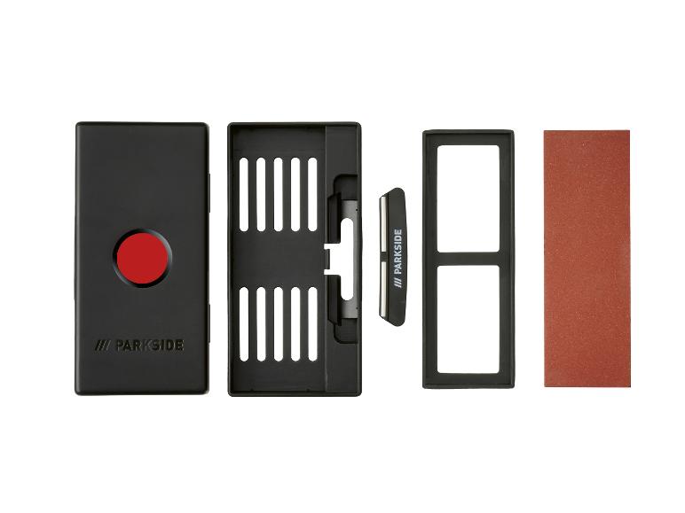 Kit de bloc de ponçage noir avec papier de verre et accessoires
