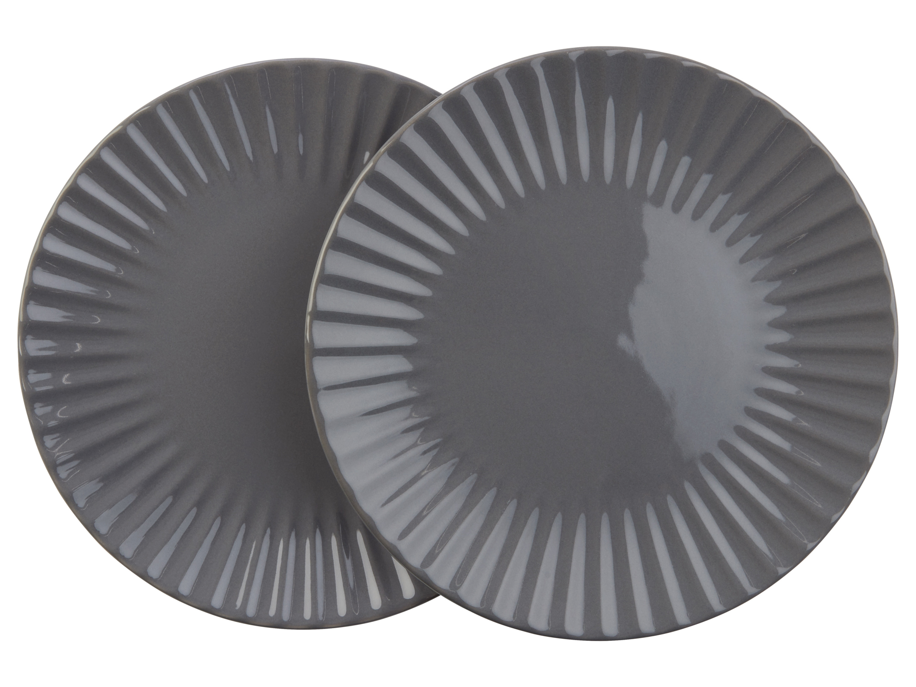 LIVARNO home Set de vaisselle (assiettes, gris)