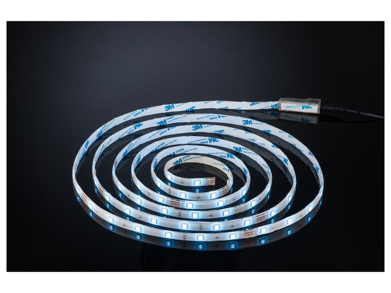 LIVARNO home Ruban LED avec capteur audio ou avec détecteur de mouvements, 3 m 4