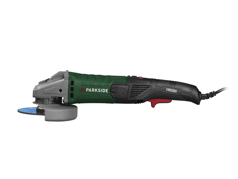 Meuleuse D'angle Parkside PWS 125 H7 - 1200 Watts, Vitesse Réglable, Disques 125 Mm - Parfaite Pour Bricoleurs