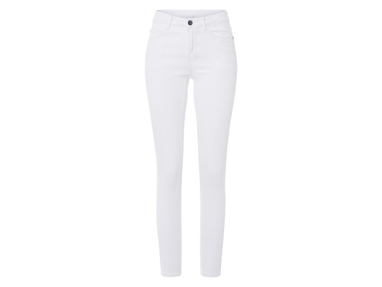 Jean skinny blanc pour femme.