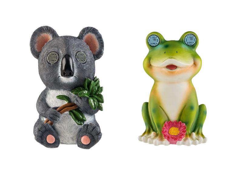 LIVARNO® Deko-Solarleuchte: figurines solaires koala et grenouille