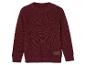 Pull bordeaux pour homme, col rond.