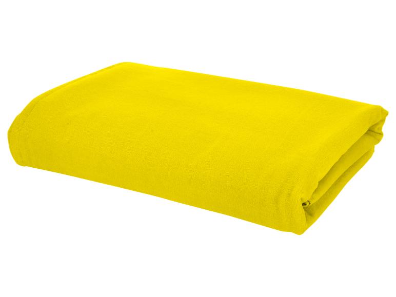 Grande Serviette Plage Jaune Fluo 180x78cm - Séchage Rapide Légère Chifigno