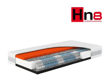 Hn8 Schlafsysteme Matelas à ressorts ensachés, 7 zones, H2/H3 ou H3/H4