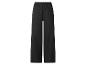 Pantalon noir large avec taille élastique