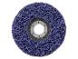 Disque abrasif violet à structure ouverte avec centre métallique
