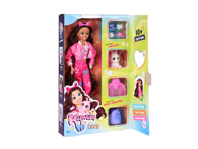 Poupée Kawaii Hi! Lucy avec plus de 10 surprises dans sa boîte.