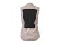 Gilet de cyclisme beige avec panneau arrière noir et inscription « NOT JUST CYCLING FREEDOM ».