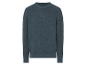 Pull en maille bleu marine pour homme.