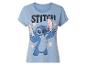 T-shirt bleu clair Stitch Disney : motif Lilo et Stitch.