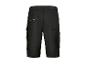 Shorts cargo noirs avec poches multiples.
