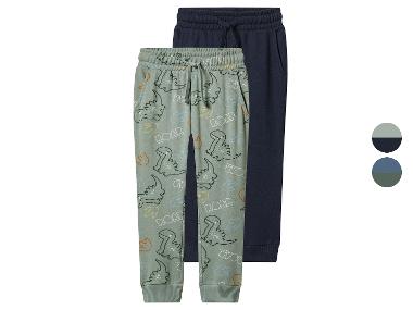 lupilu® Lot de 2 pantalons molletonnés petit garçon