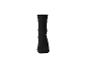 Chaussette noire individuelle sur fond blanc.