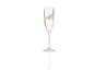 Une flûte de champagne.