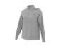 Un sweat-shirt gris à fermeture éclair de la marque Slazenger.