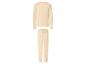 Pyjama enfant beige, composé d'un t-shirt à manches longues et d'un pantalon.