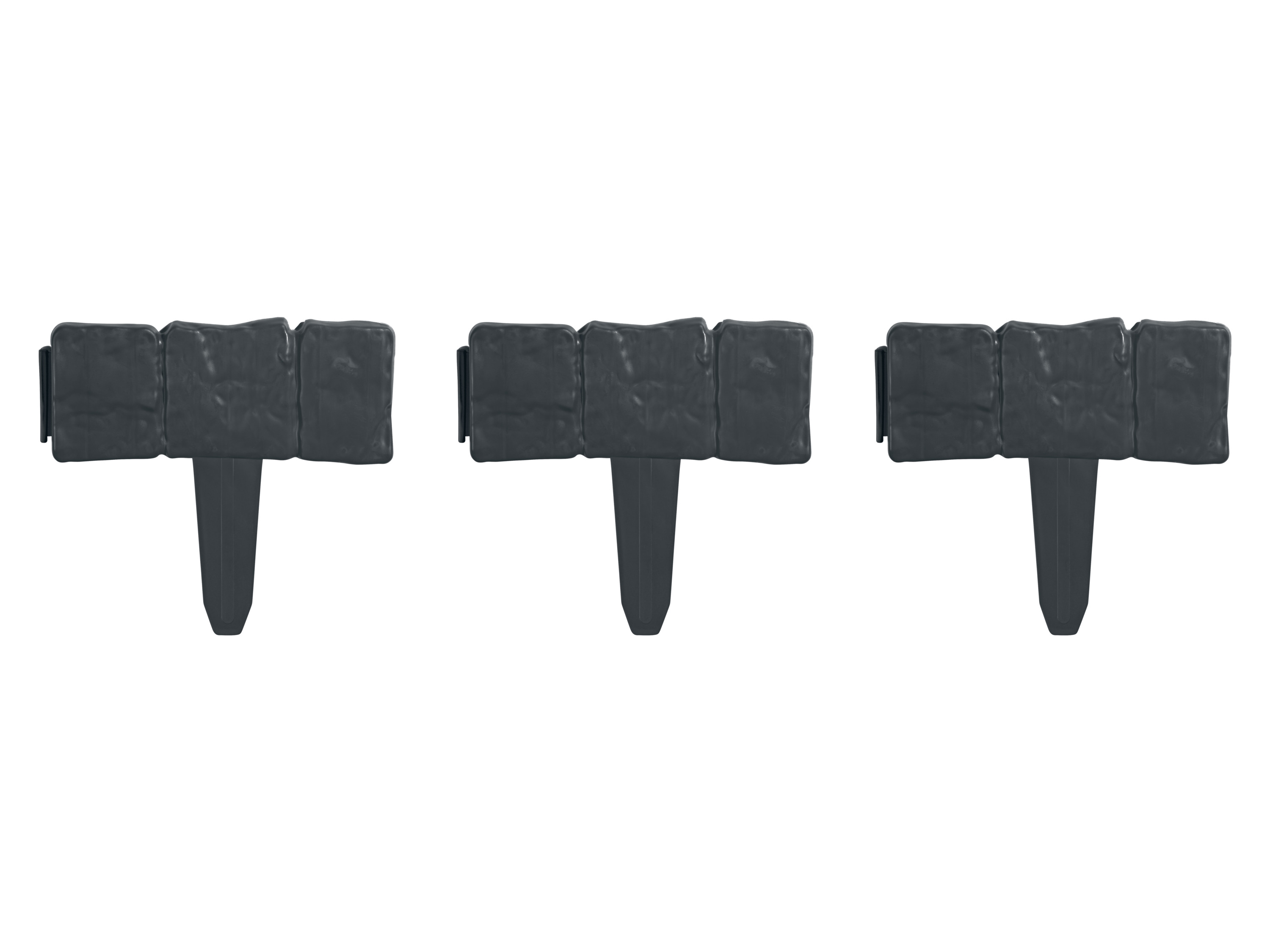 PARKSIDE® Bordures de jardin ou Clôtures emboîtables ou Dalles de jardin (aspect pierre 10 pcs.)
