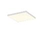 Panneau de plafond LED carré avec cadre blanc