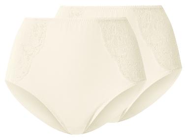 ESMARA® Lot de 2 culottes gainantes à dentelle femme