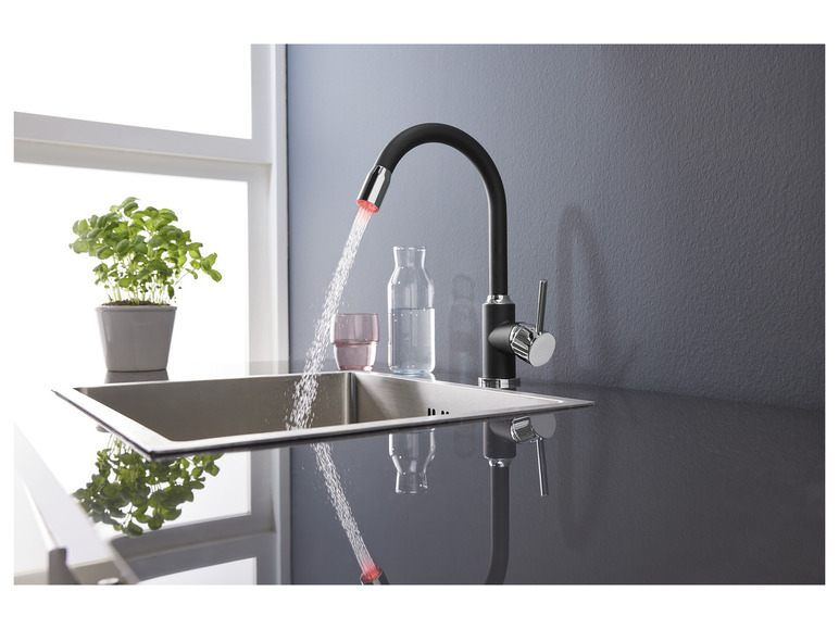 Aller en mode plein écran : LIVARNO home Mitigeur robinet d’évier à LED - Image 15