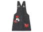 Robe salopette noire en jean, Minnie Mouse.