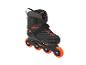 Roller quad Crivit noir et orange.