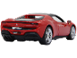 Voiture de sport miniature rouge, vue arrière