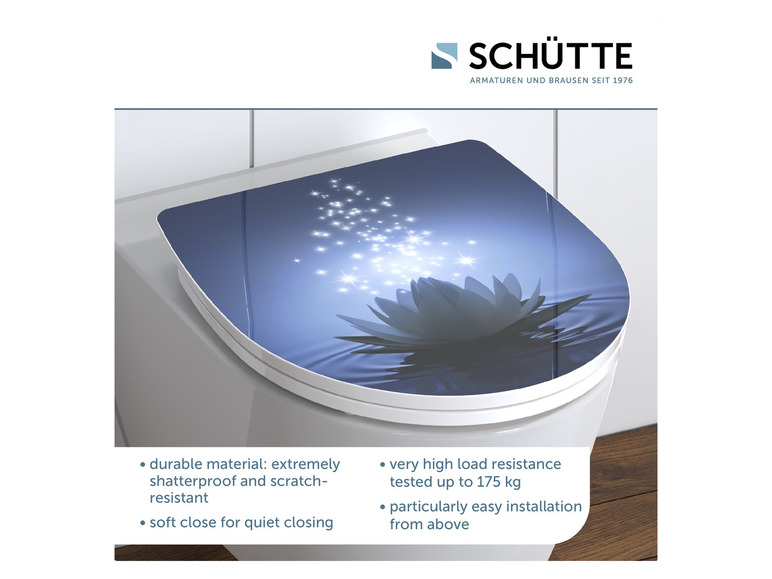 Aller en mode plein écran : Schütte Abattant WC High Gloss, avec fermeture en douceur - Image 42